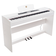 Цифрове піаніно Alfabeto Vivo (White) + (стійка, 3 педалі, пюпітр, блок живлення)