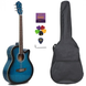 Гітара акустична Caravan Music HS-4010 BL (чохол, скарбничка, медіатор, струна, ключ)