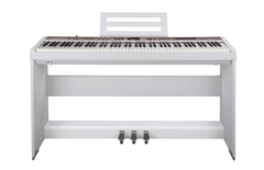 Цифрове піаніно NUX NPK-20 WH (стійка, 3 педалі, пюпітр, блок живлення, серветка)
