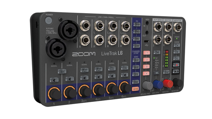 Цифровий мікшерний пульт Zoom LiveTrak L-6