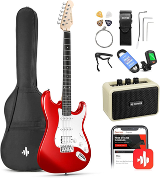 Электрогитара DONNER DST-100 Red - (Комплект)