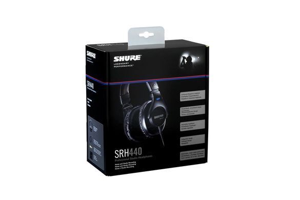 Навушники SHURE SRH440-BK-EFS