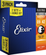 Струни для електрогітари Elixir EL NW SL (3 Pk)