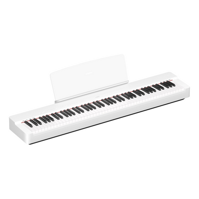Цифровое пианино YAMAHA P-225WH (Блок питания, стойка, пюпитр, педаль)